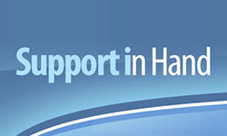 Support in Hand Image